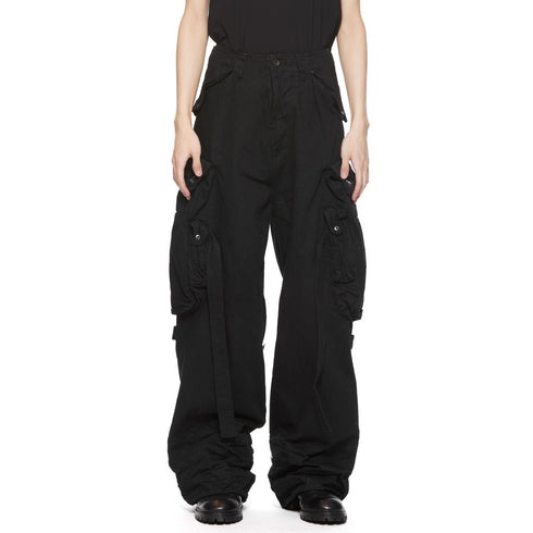 PERMANENT JULIUS 899PAM2-BK Black / Gasmask Cargo Pants